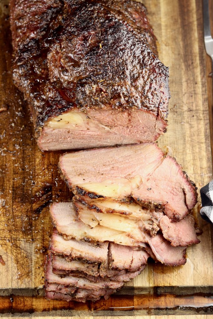 Pikes Peak Roast with a delicious dry rub is grilled with hickory smoke for a tasty main dish. Slice this roast thin for the best roast beef sandwiches to enjoy all week long.
