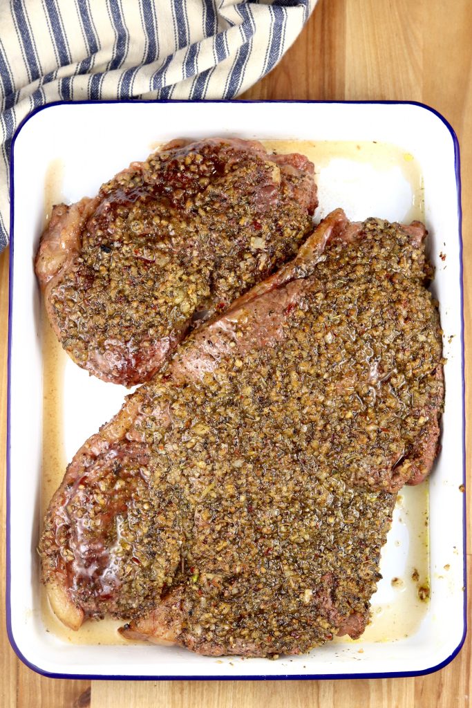 How to grill sirloin steak with Italian Marinade