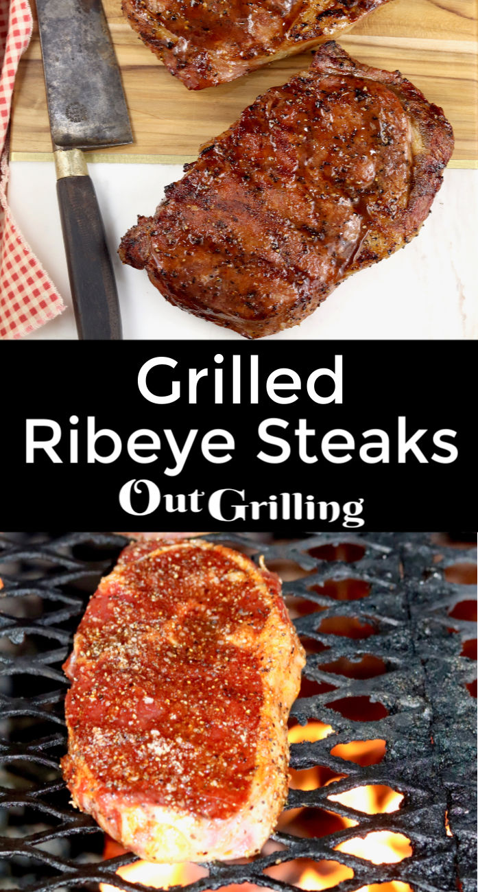 Grilling ribeye steaks