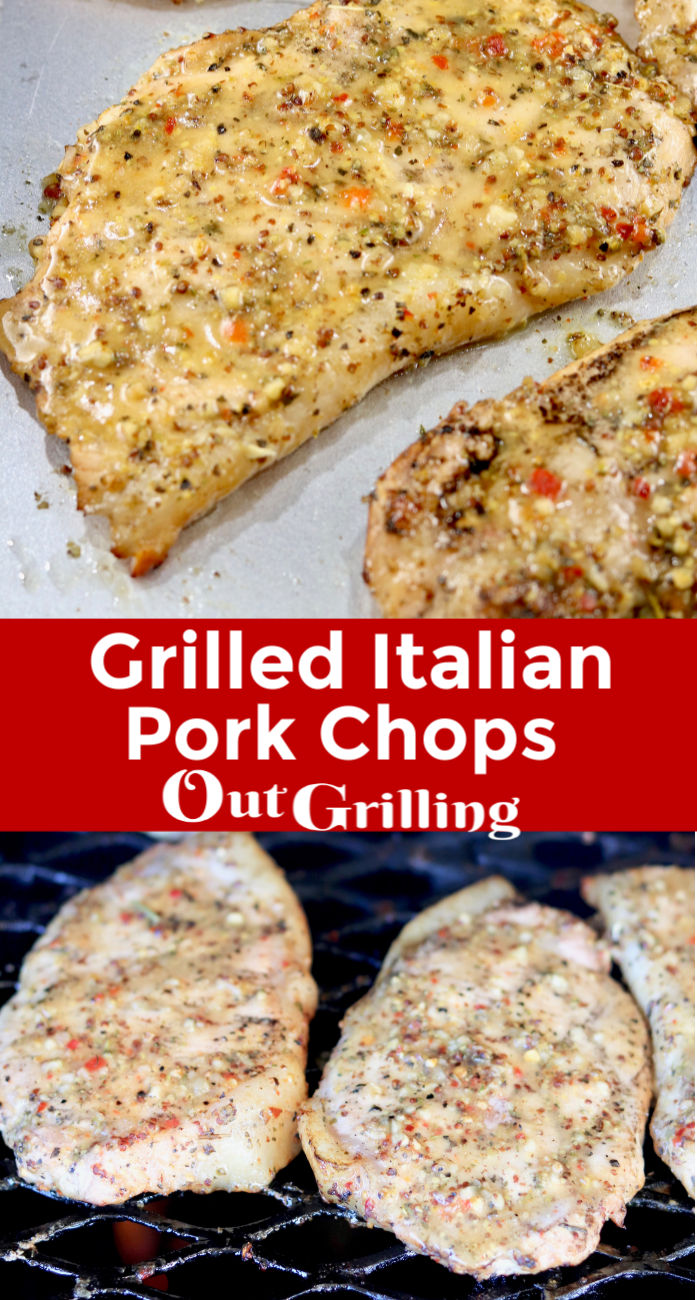 Grilled Italian Pork Chops