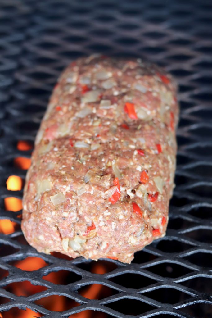 Grilling meatloaf