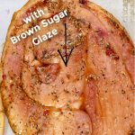 Grilled Ham Steak with text overlay