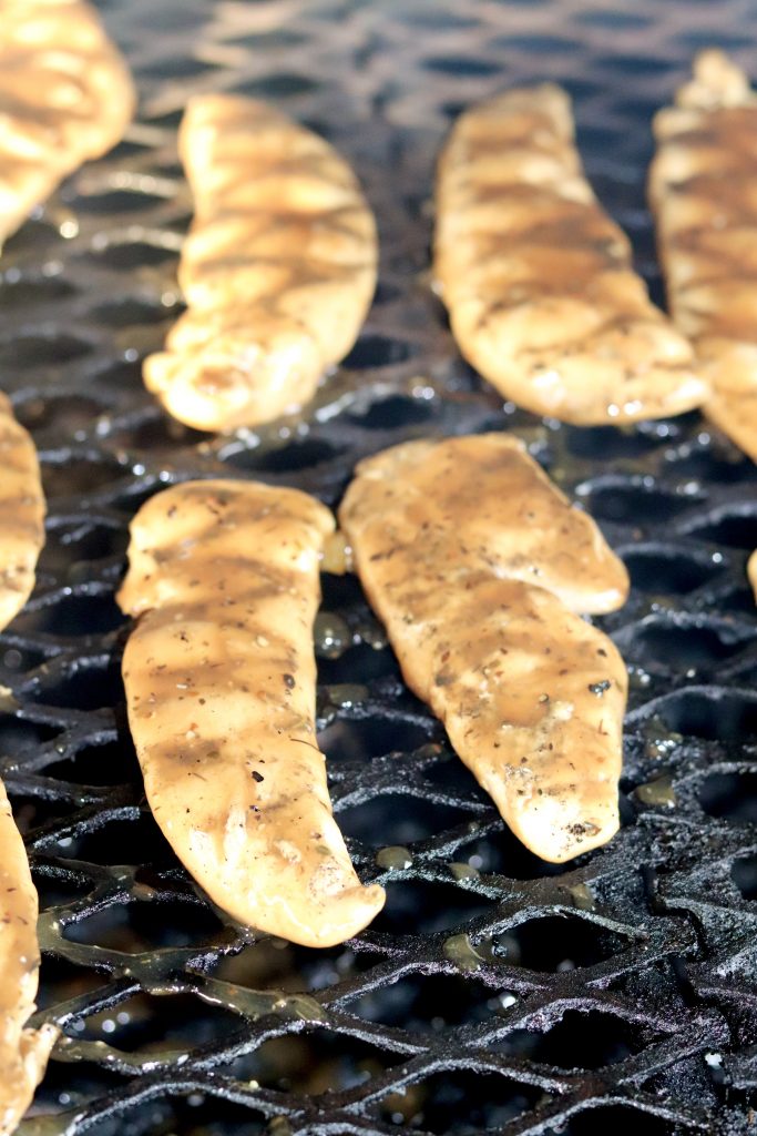 Grilling Chicken Tenders with Coca-Cola Sauce