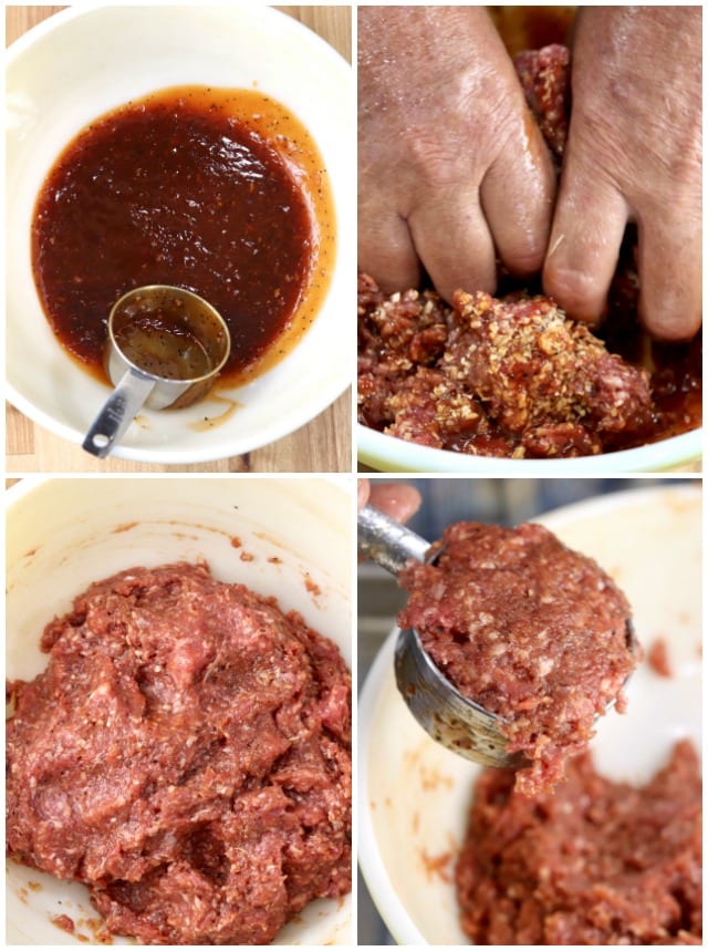 How to make grilled burgers with barbecue sauce