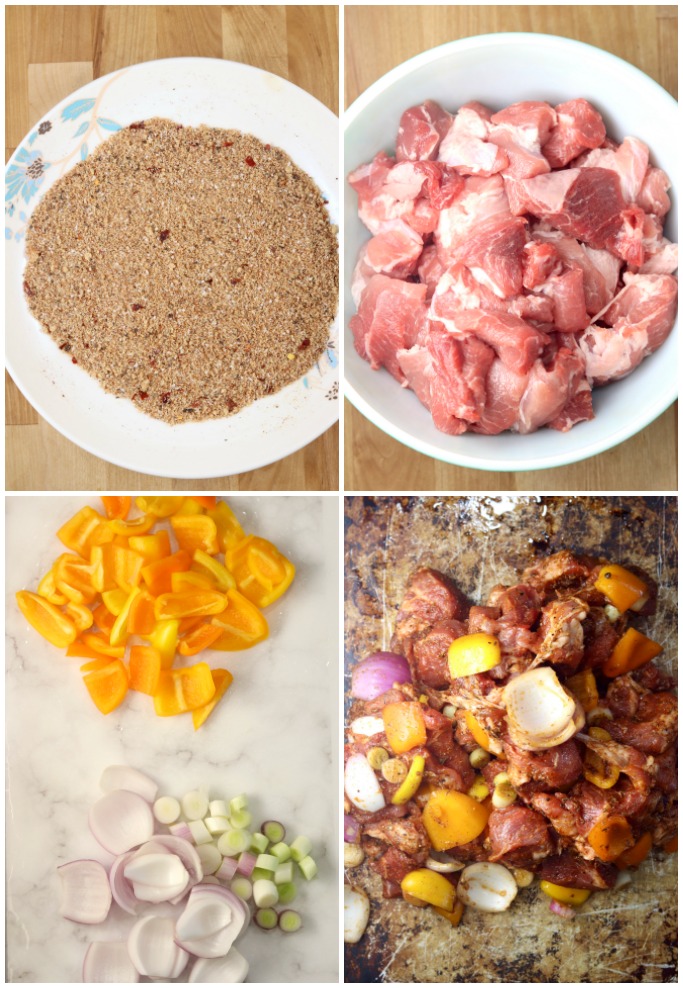 How to Make pork and pineapple kabobs with dry rub seasonings