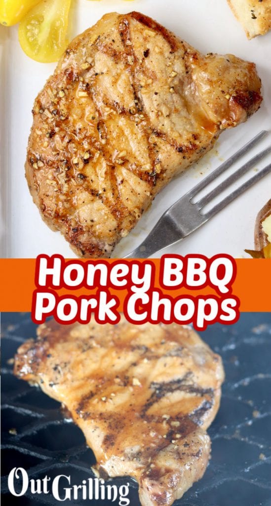 {Grilled} Honey BBQ Pork Chops Recipe - Out Grilling