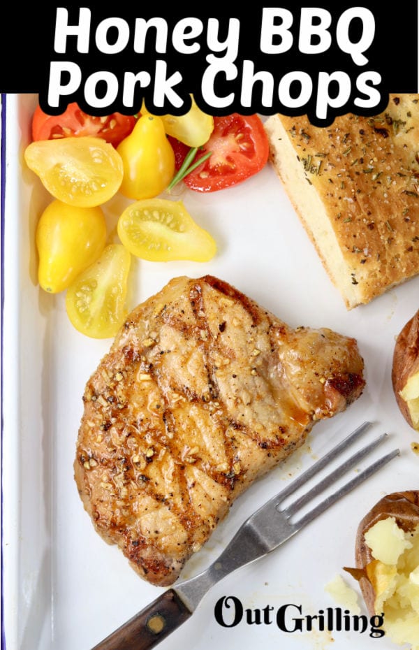 {Grilled} Honey BBQ Pork Chops Recipe - Out Grilling