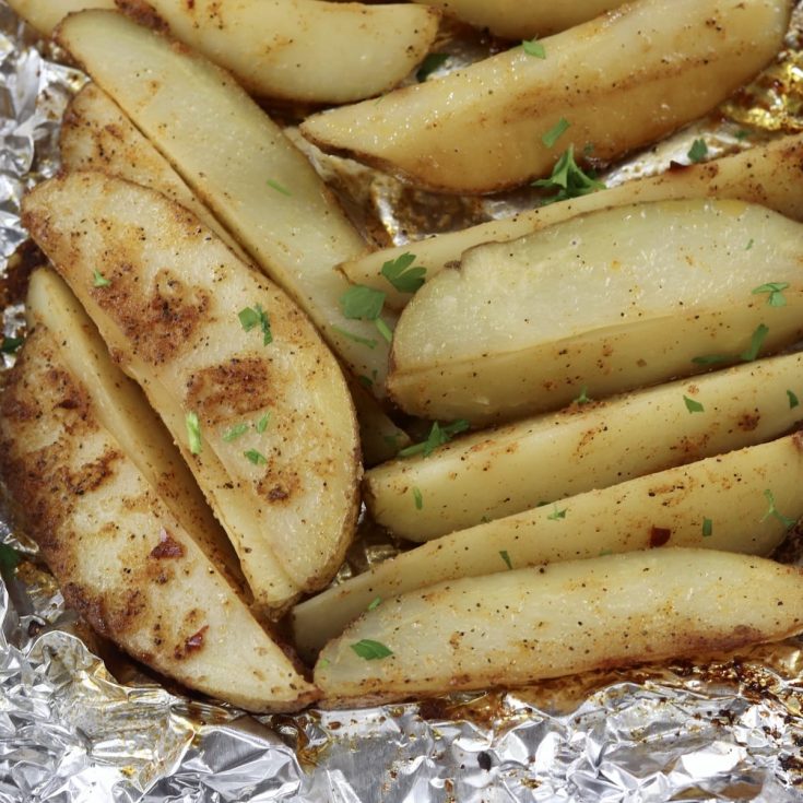 Grilled Potato Wedges