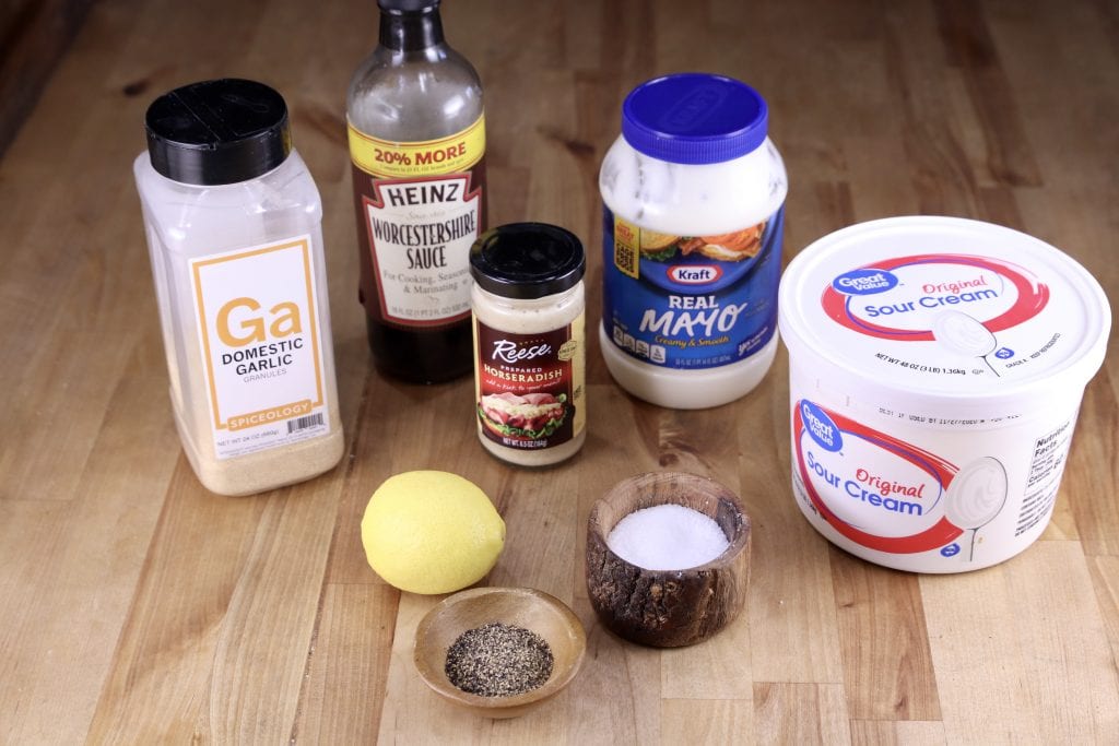 Ingredients for Horseradish Sauce