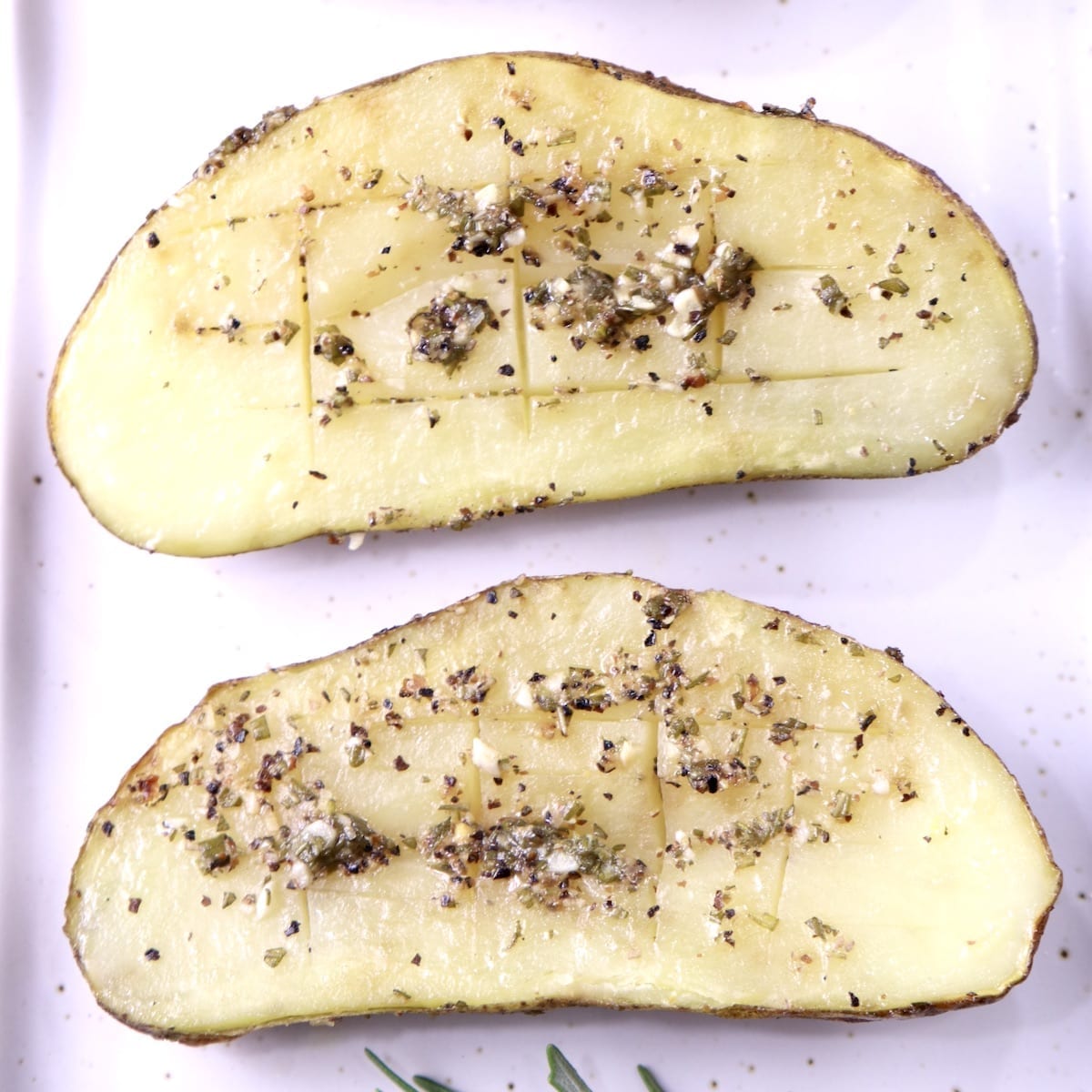 Garlic Butter Baked Potatoes