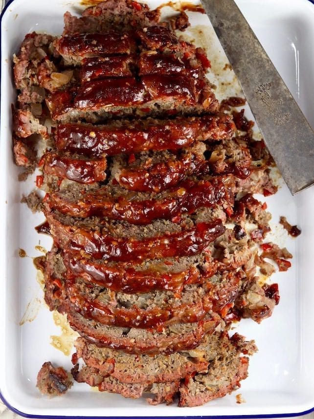 Sliced BBQ Meatloaf