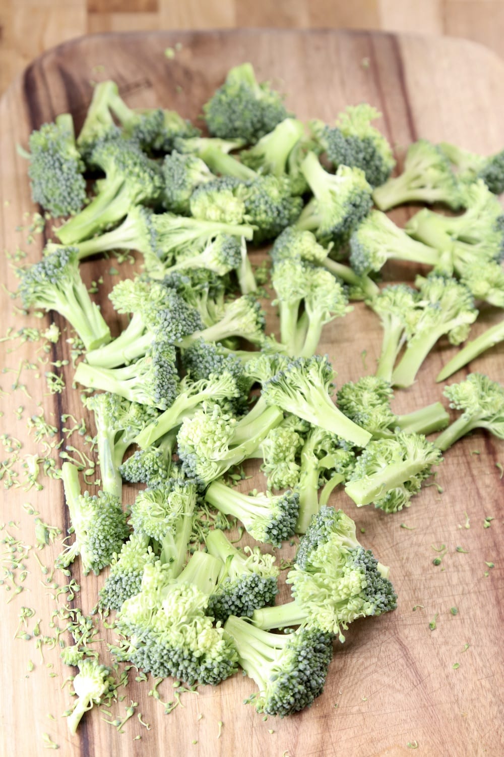 broccoli cut into spears