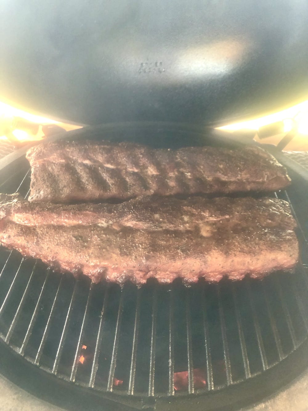 baby back ribs on a grill