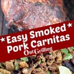 easy smoked pork carnitas