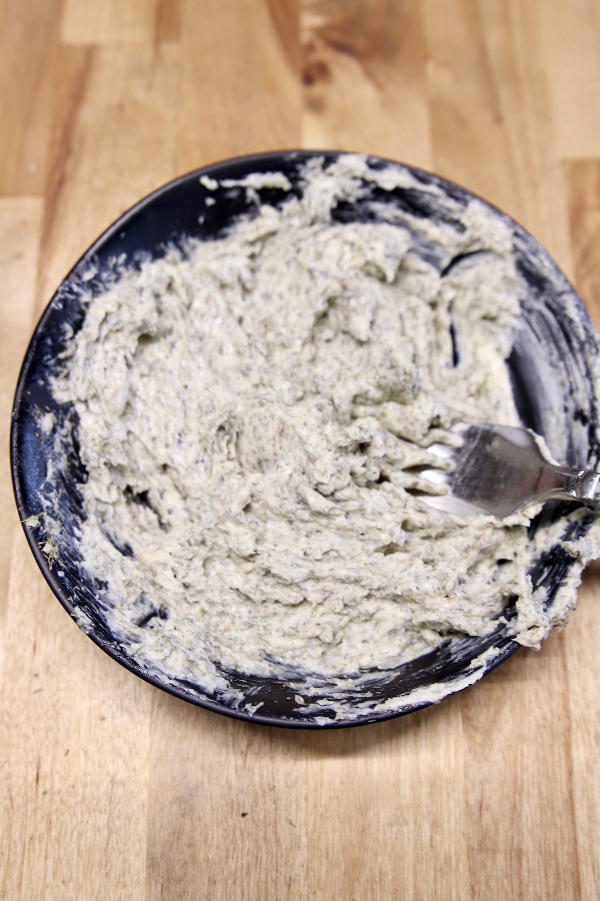 garlic and herb butter in a bowl
