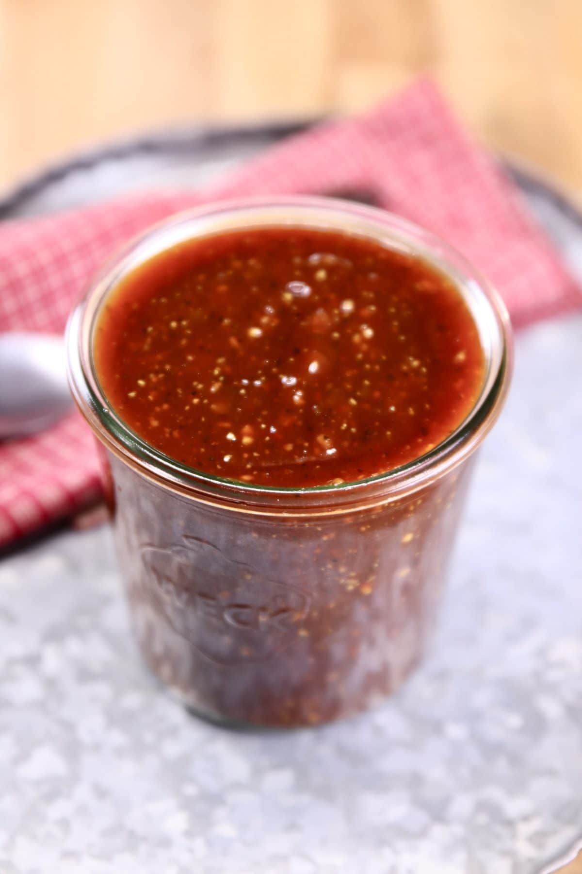 jar of jalapeno bbq sauce