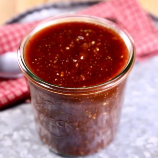 Jalapeno BBQ Sauce in a jar