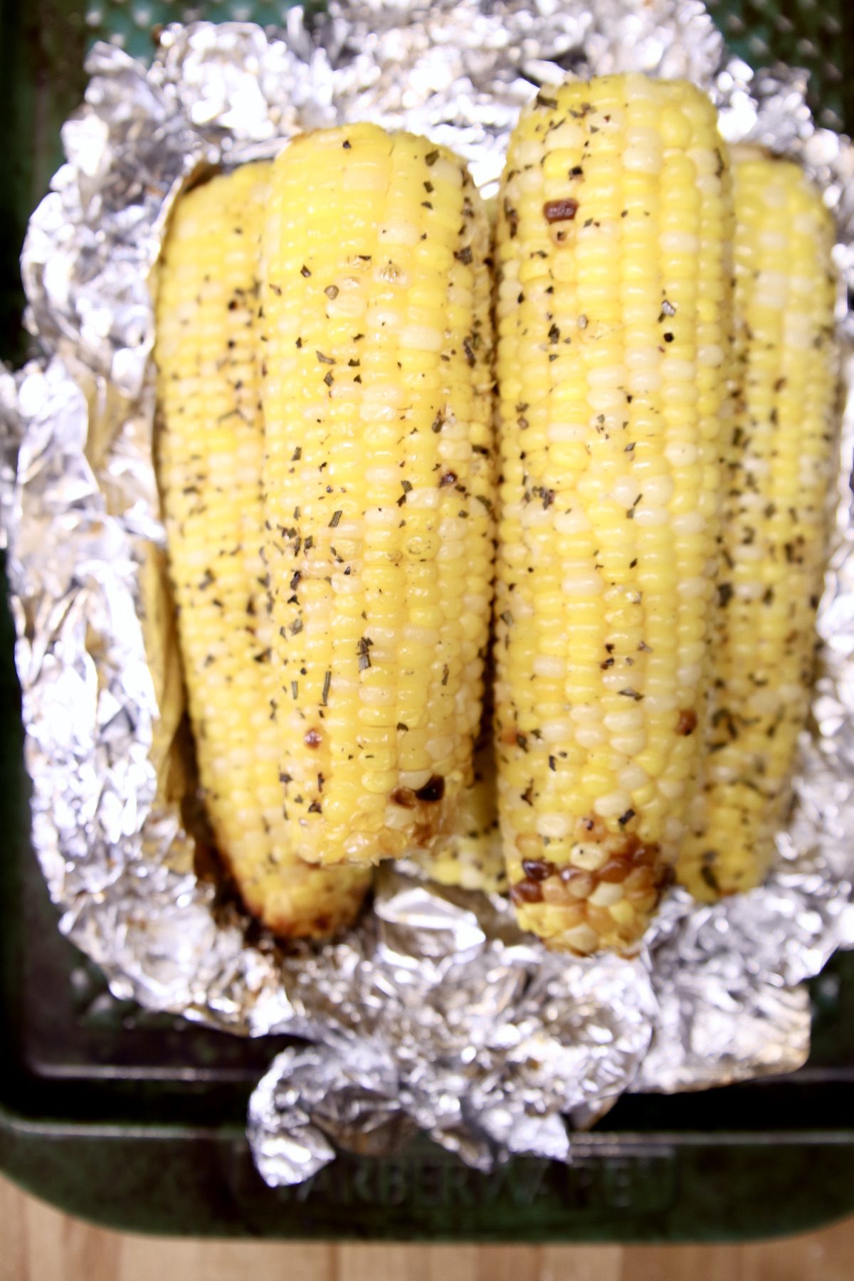 foil packet grilled corn on the cob