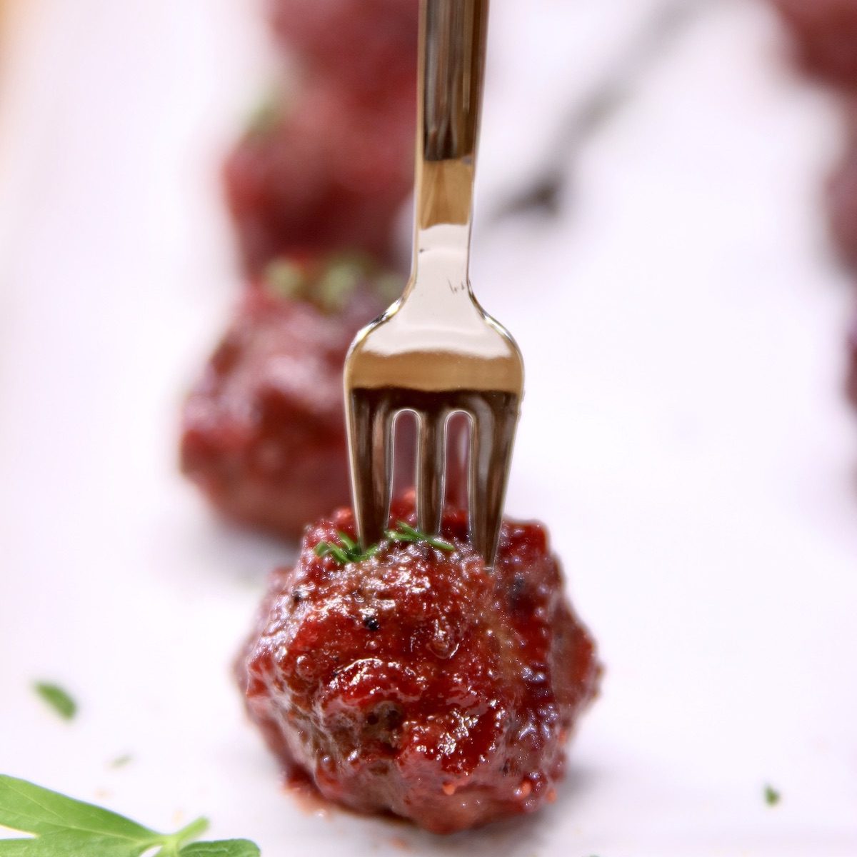 Grilled Cranberry Meatballs