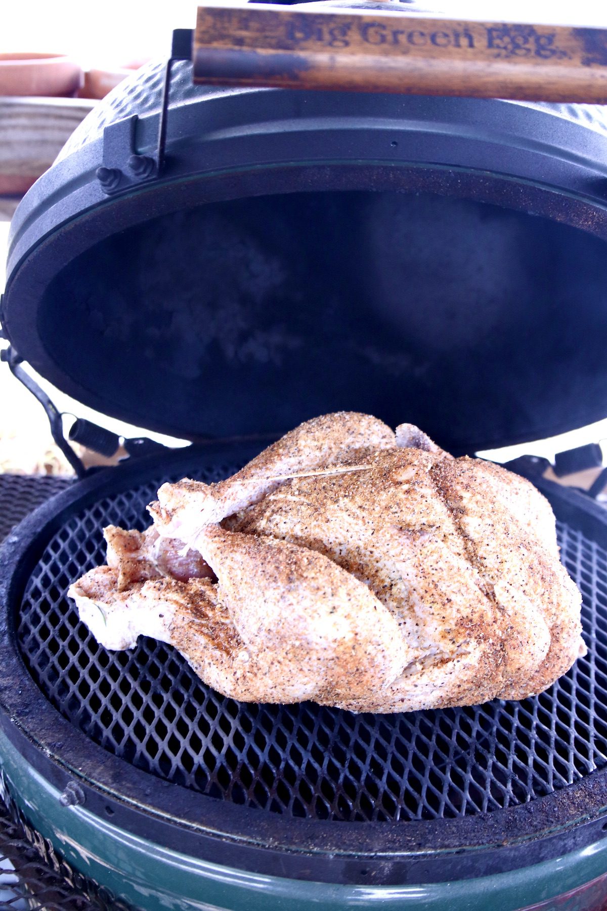 dry rub turkey on grill