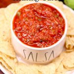 chunky salsa - text overlay