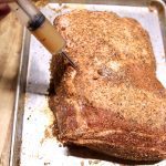 apple cider injecting into pork butt