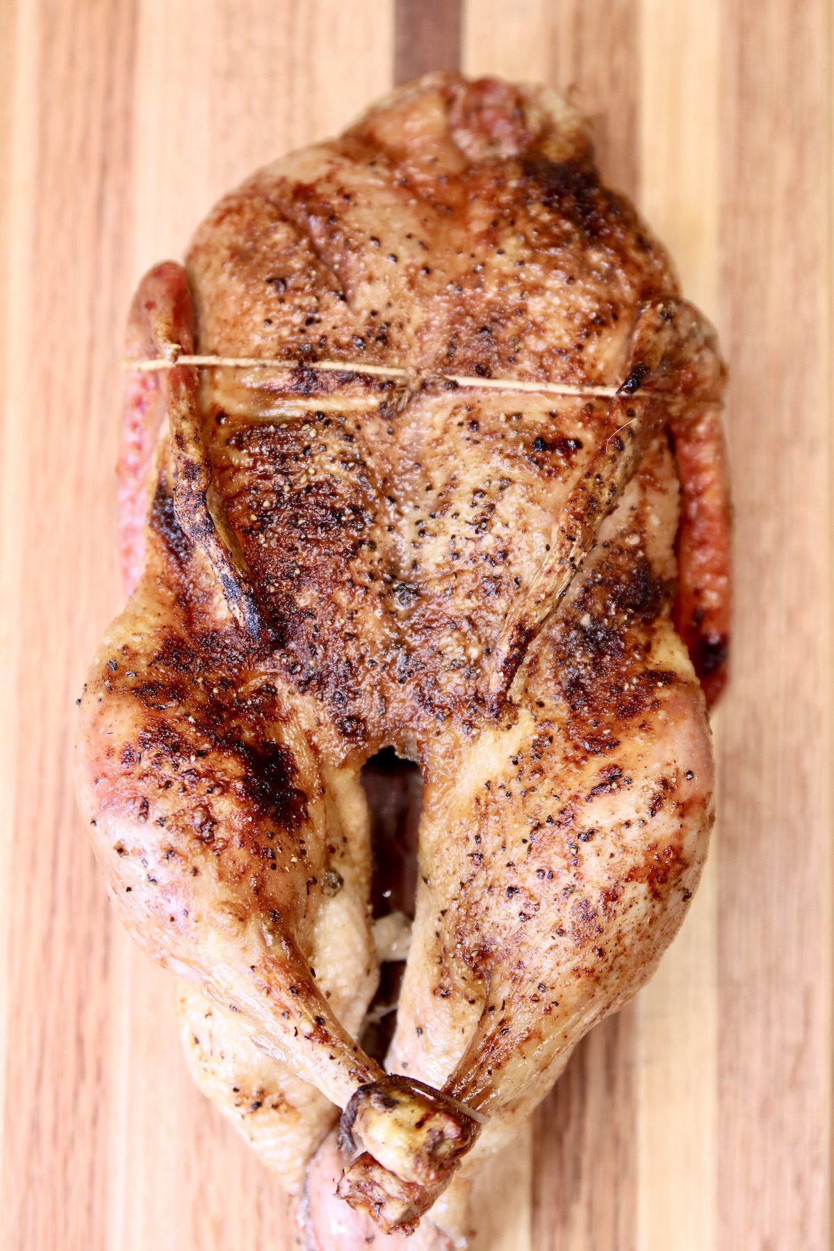 grilled whole duck