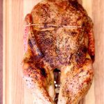 Grilled Duck on a cutting board - text overlay