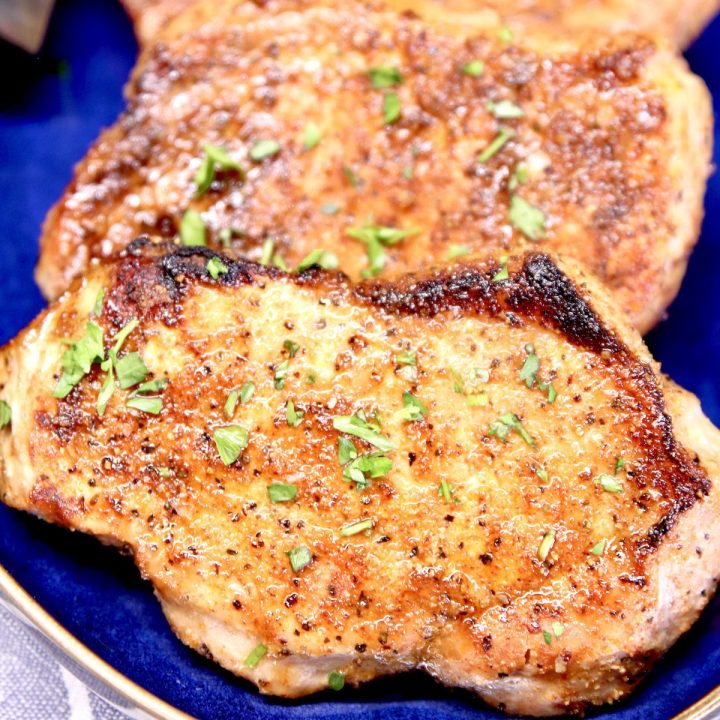 Grilled Garlic Pork Chops - Out Grilling