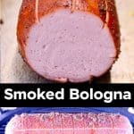 Smoked bologna whole chub/on grill.