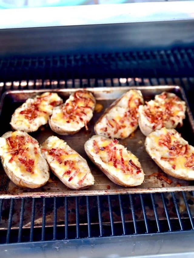 Grilled Twice Baked Potatoes