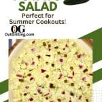 Jalapeno Potato Salad with text header for pinterest.