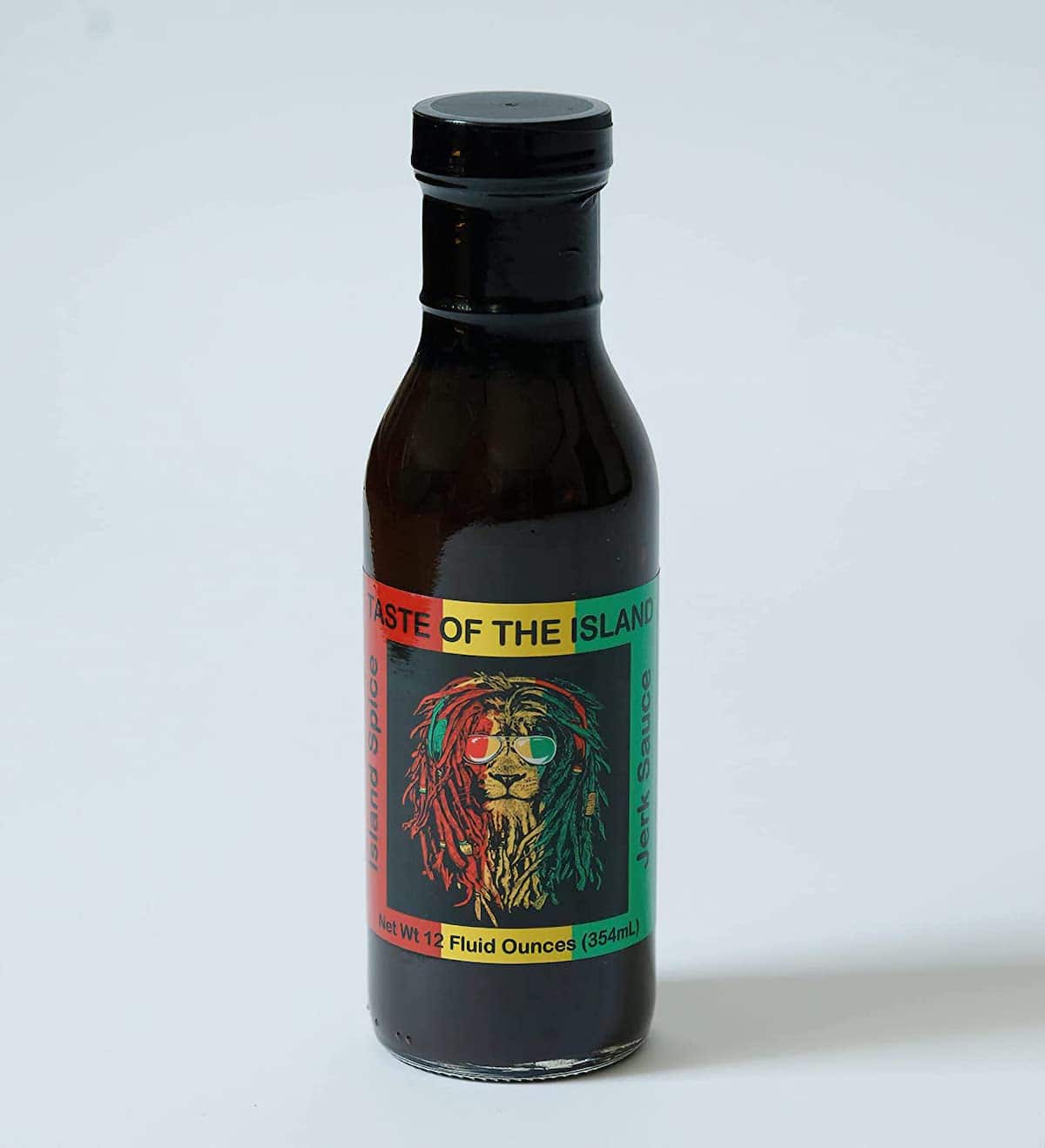 Bottle of Island Spice Jerk Sauce.