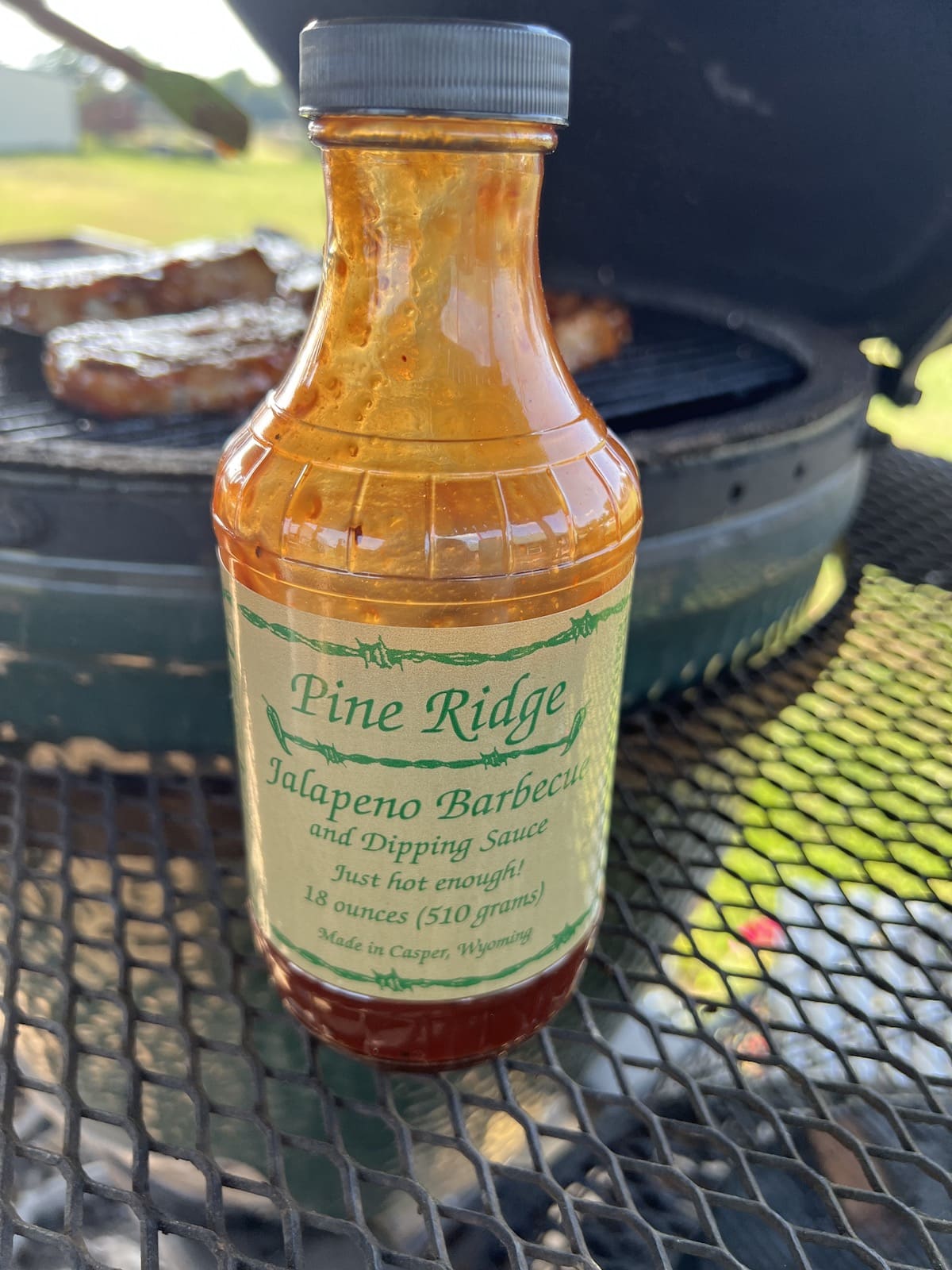 Pine Ridge Jalapeno Barbecue and Dipping Sauce bottle.