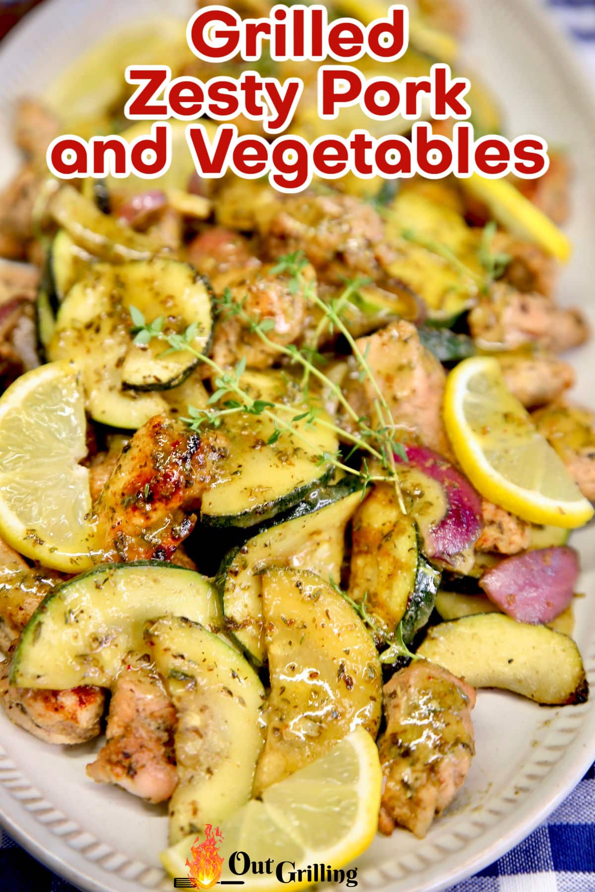 Zesty Pork and Vegetables - Out Grilling