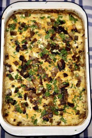 Brisket Hashbrown Casserole - Out Grilling